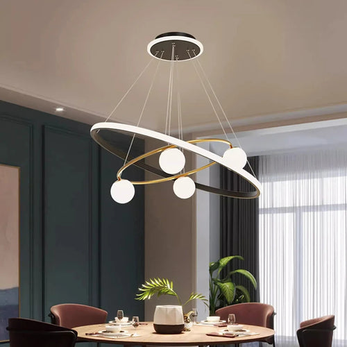 lustre décoration maison éclairage intérieur suspension fantaisie - vue 7 sur 9