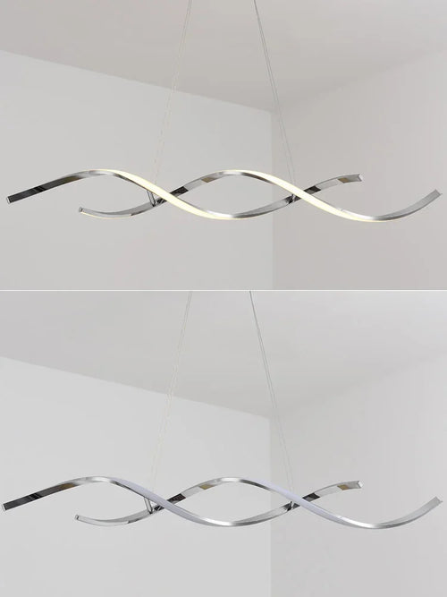 Living room chandelier Northern Europe chandelier creative restaurant ceiling lighted long chandelier living room lights - vue 6 sur 12