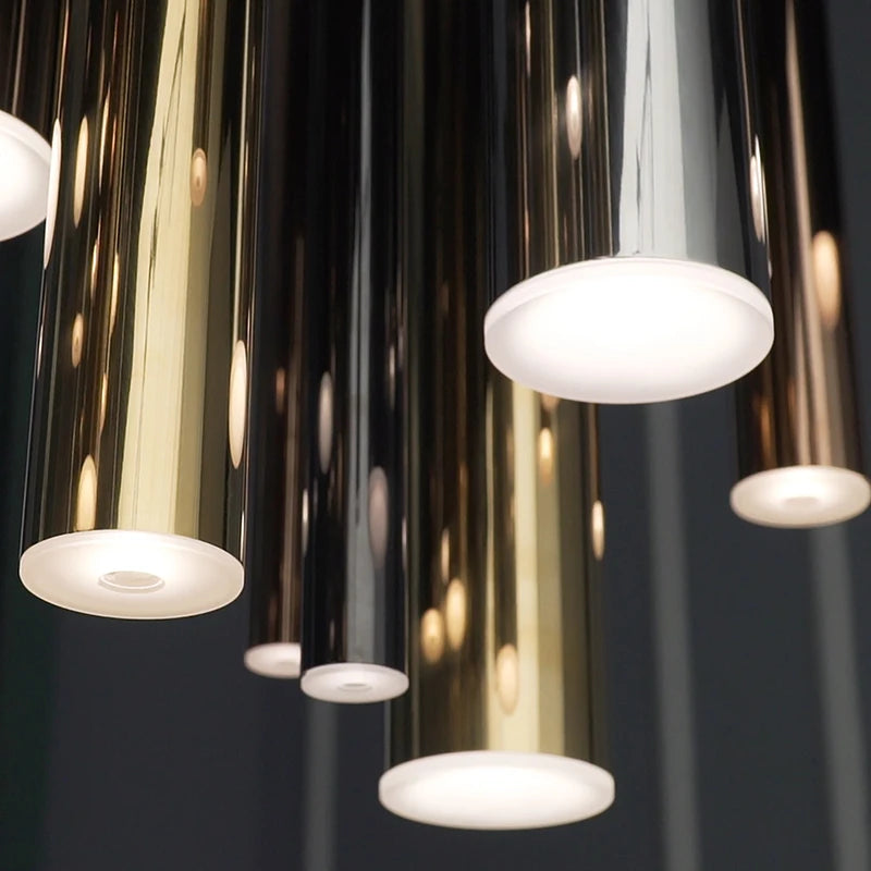 lustre d'art postmoderne de luxe pour restaurant nordique