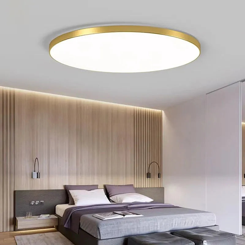 Plafonnier LED lustre de plafond moderne 48W 36W 24W plafonnier lumières pour chambre cuisine salle de bain salle à manger éclairage