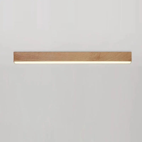 Lustre led bois nordique minimaliste