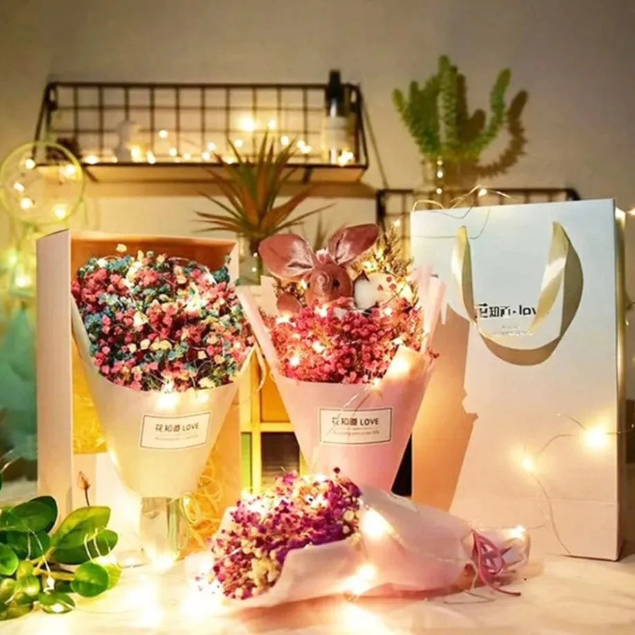 guirlande lumineuse led en fil de cuivre pour fêtes et décorations - vue 3 sur 15