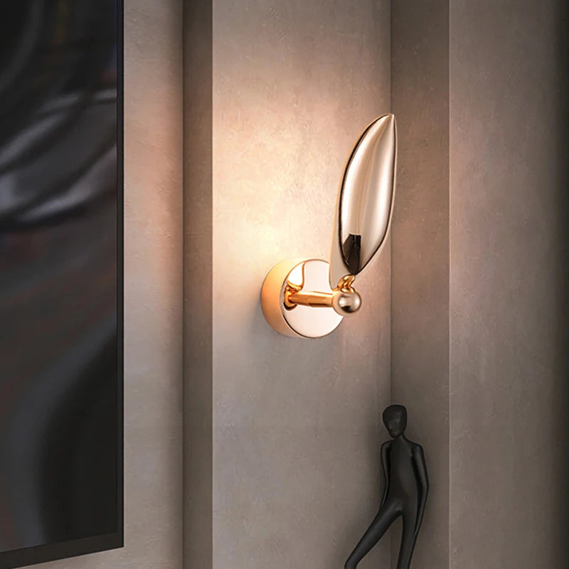 applique murale moderne led en forme de mouette créative - vue 6 sur 8