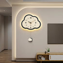 horloge nuage rétro créative décoration simple et légère