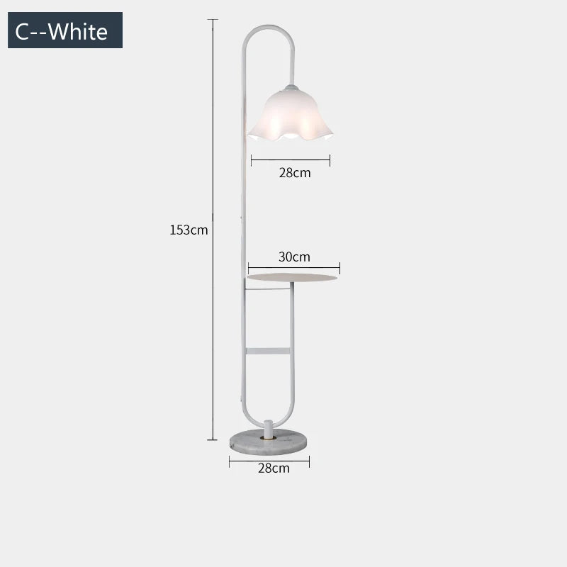 lampadaire en acrylique design pour un éclairage moderne intérieur - vue 10 sur 15