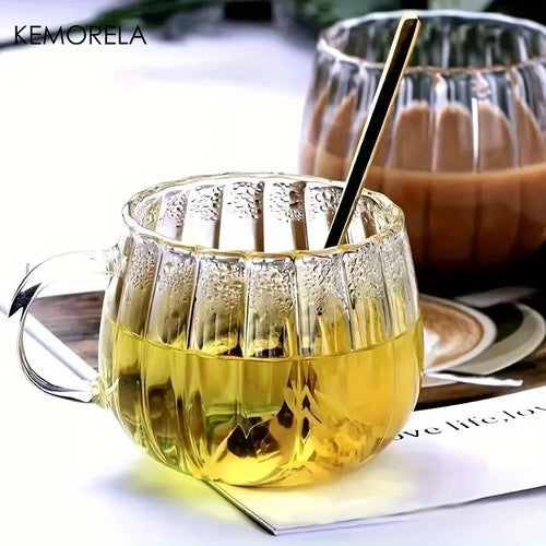 verres citrouille halloween en verre borosilicate 450ml