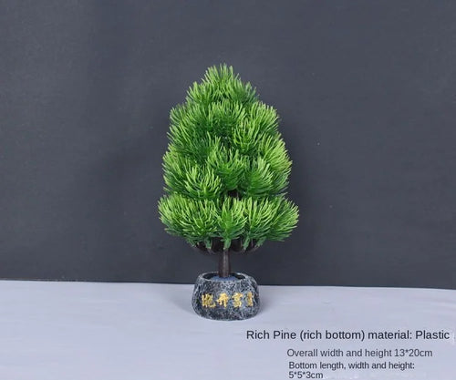 plante artificielle bonsaï en plastique pour décoration intérieure - vue 27 sur 41