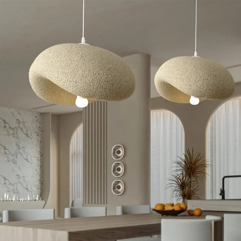 Lustre design façon japonais arrondi