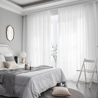 Voilage tulle léger moderne pour salon chambre