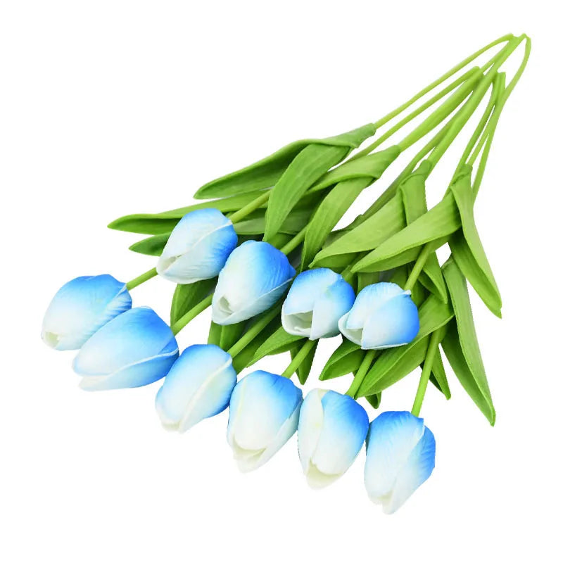 lot de 10 tulipes artificielles pour décoration de mariage et jardin - vue 11 sur 33