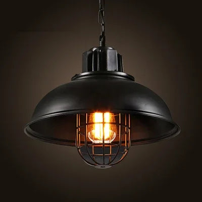 Suspension rétro de Style industriel lampe suspendue Vintage avec ampoule Led E27 dortoir salle à manger cuisine Bar - vue 18 sur 23