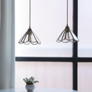 Suspension Nordique LED en Verre et corps doré