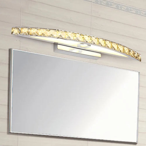 applique murale led cristal salle bain miroir intérieure décoration maison