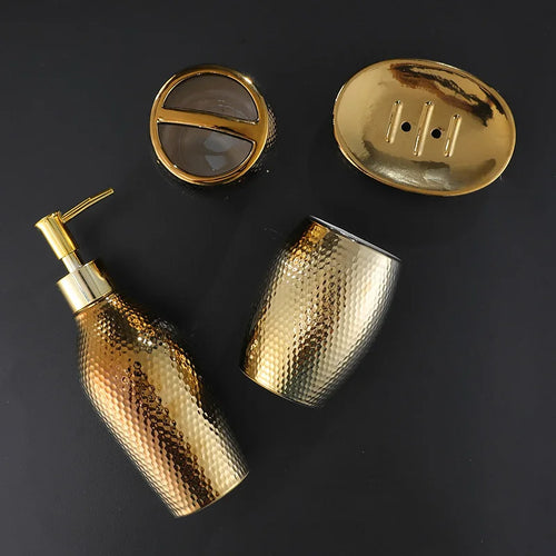ensemble d'accessoires en céramique pour salle de bain - vue 2 sur 8