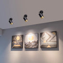 projecteurs led 	gu10 spot lumière monté en surface rotatif