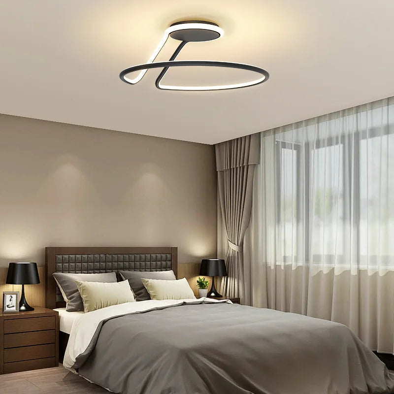 plafonnier moderne réglable avec télécommande pour décoration intérieure - vue 4 sur 16