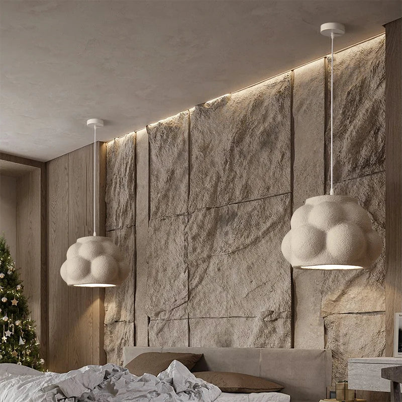 Suspension design Led blanc Wabi Sabi - vue 5 sur 9