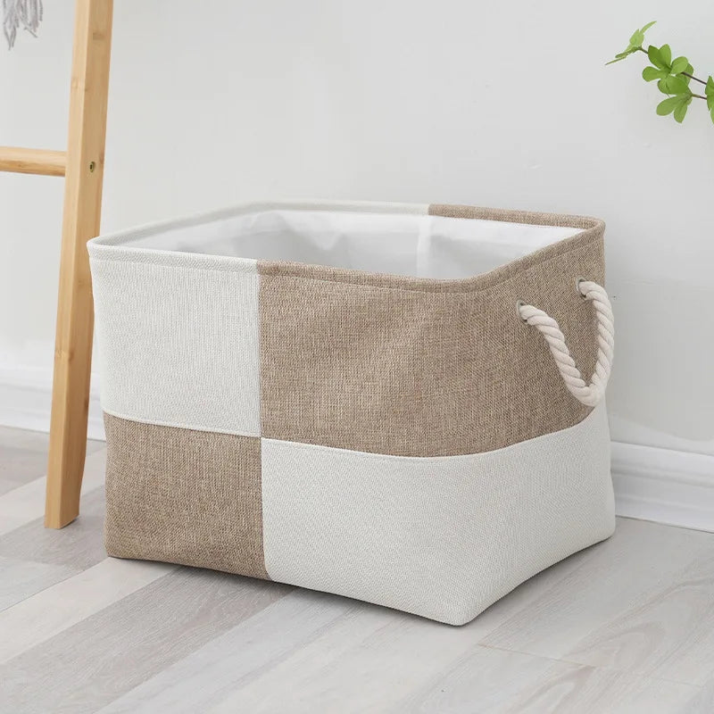 panier de rangement pliable pour linge et jouets - vue 6 sur 7