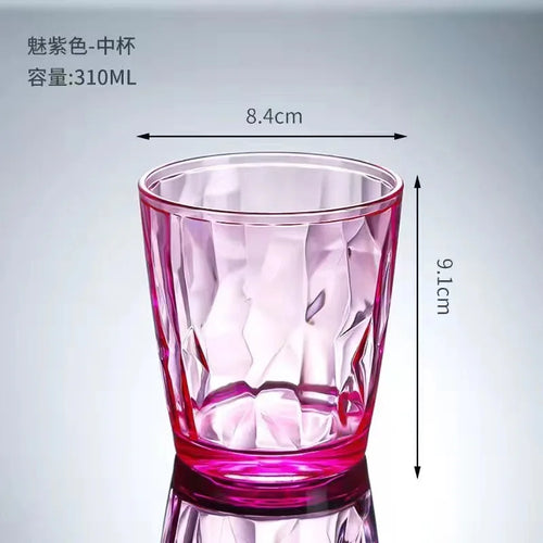 Verres à vin incassables acrylique réutilisables buffet fêtes