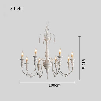 lustre en bois massif pour décoration intérieure et éclairage - vue 8 sur 10