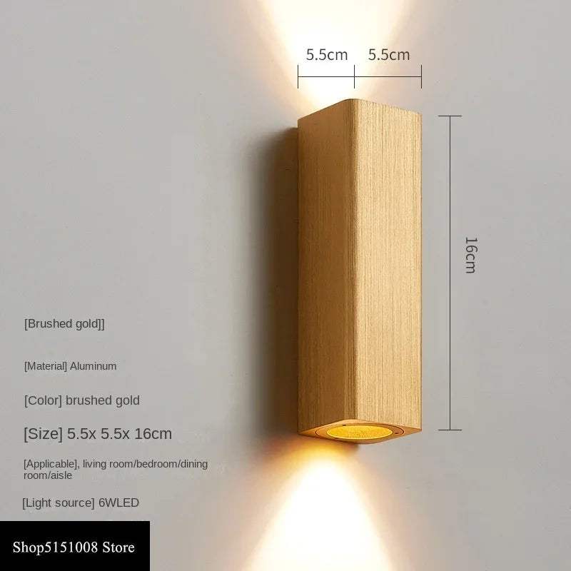applique murale led modernes pour éclairage de fond intérieur - vue 13 sur 15