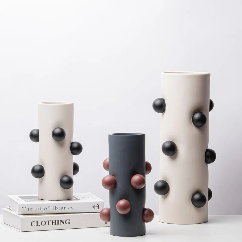 vase créatif géométrique pour composition florale décorative - vue 7 sur 9