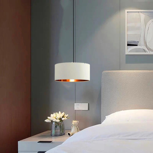 lustre en lin pour décoration intérieure moderne et élégante - vue 5 sur 11
