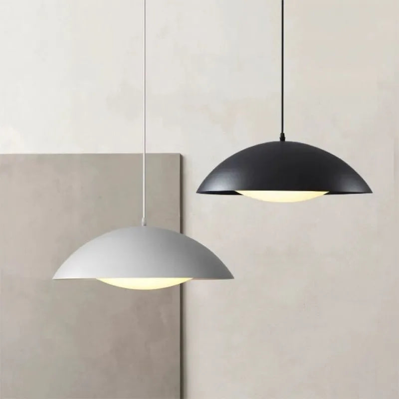 Suspension LED au design nordique moderne en fer