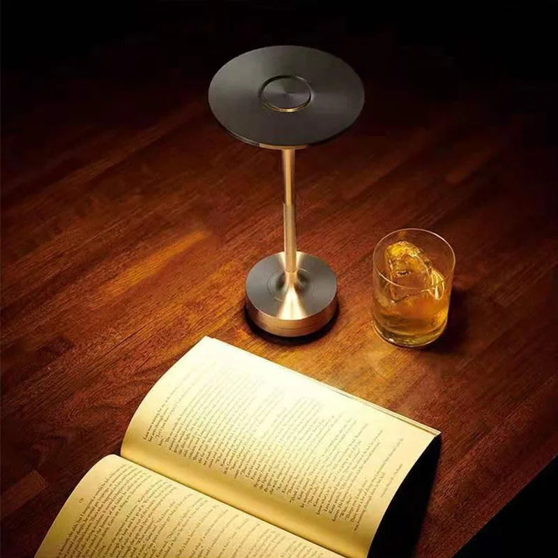 lampe de bureau Style industriel LED charge tactile gradation USB Portable charge café Bar décor Vintage atmosphère veilleuse