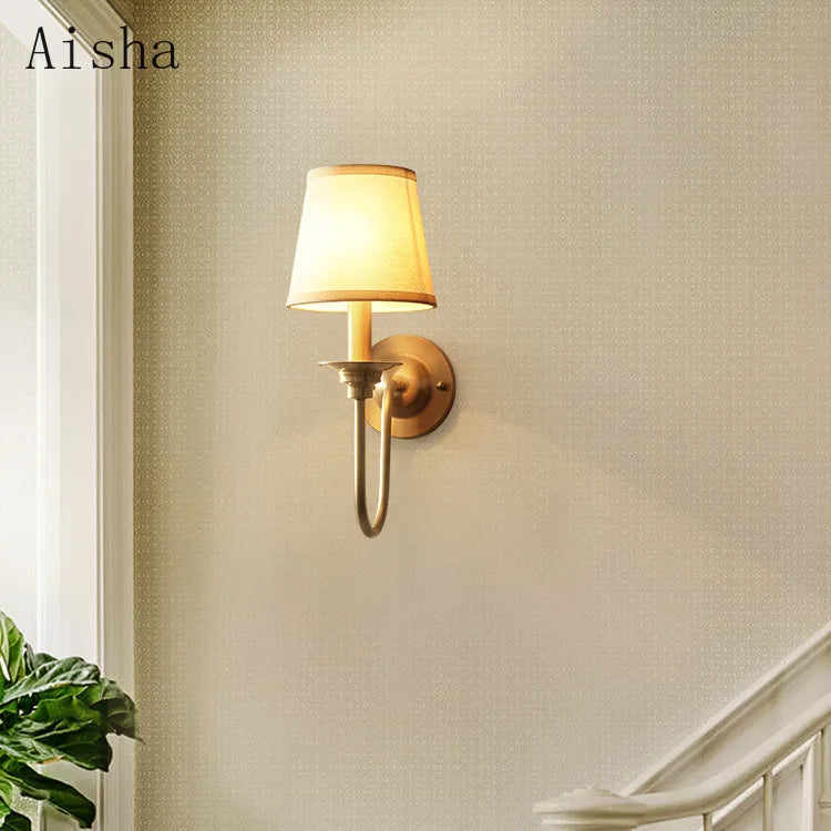 applique murale en tissu doré pour intérieur et décoration - vue 2 sur 7