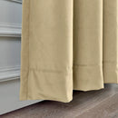 Rideau velours occultant moderne sur mesure salon chambre