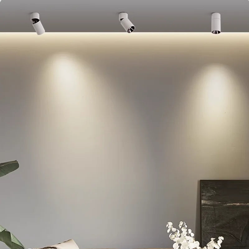 downlight led pliant rotatif monté en surface anti-éblouissement à intensité variable - vue 5 sur 5