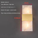 applique murale led en cuivre design moderne et personnalisable