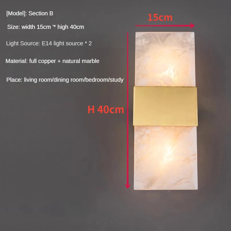 applique murale led en cuivre design moderne et personnalisable - vue 8 sur 11