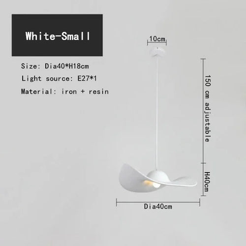 Italian Style LED Pendant Lamp For Kitchen Living Room Attic Bedroom Homestay Resin Straw Hat E27 Chandelier Home Improvement