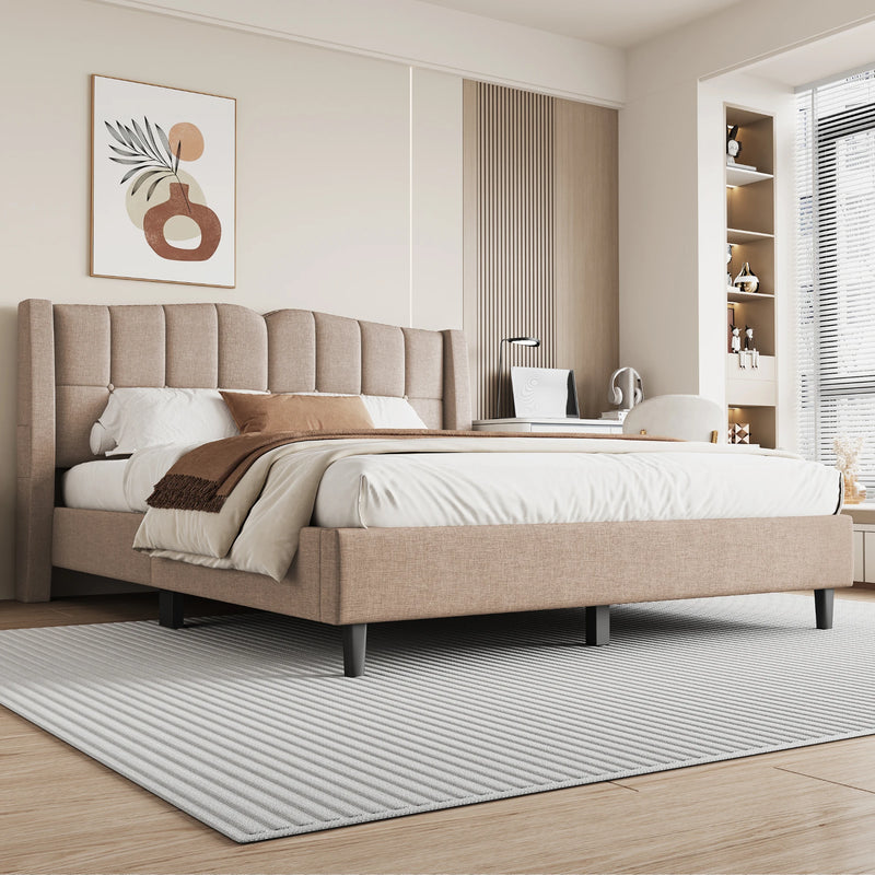 lit avec sommier à lattes design unique et rangement intégré