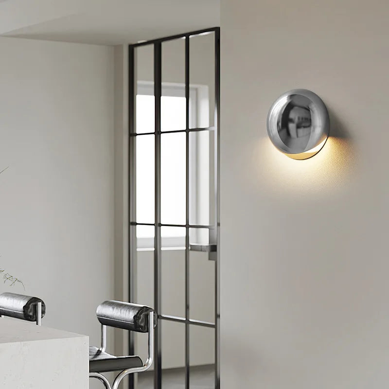 applique murale moderne en fer acrylique 3000k lampe d'ambiance - vue 3 sur 8