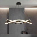 Lampe annulaire LED moderne et créative en aluminium doré