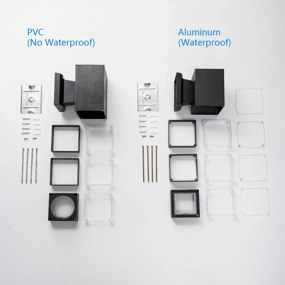applique murale led imperméable avec capteur pour intérieur et extérieur - vue 4 sur 13