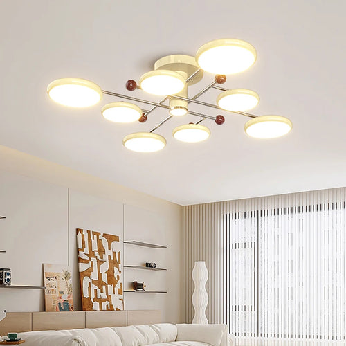 lustre led pour éclairage intérieur et décoration suspendue - vue 4 sur 18