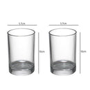 Verres cocktail verre design épuré résistants chaleur