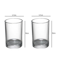 Verres cocktail verre design épuré résistants chaleur