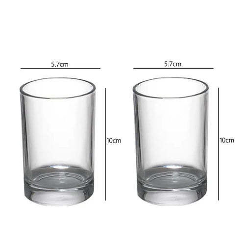 Verres cocktail verre design épuré résistants chaleur