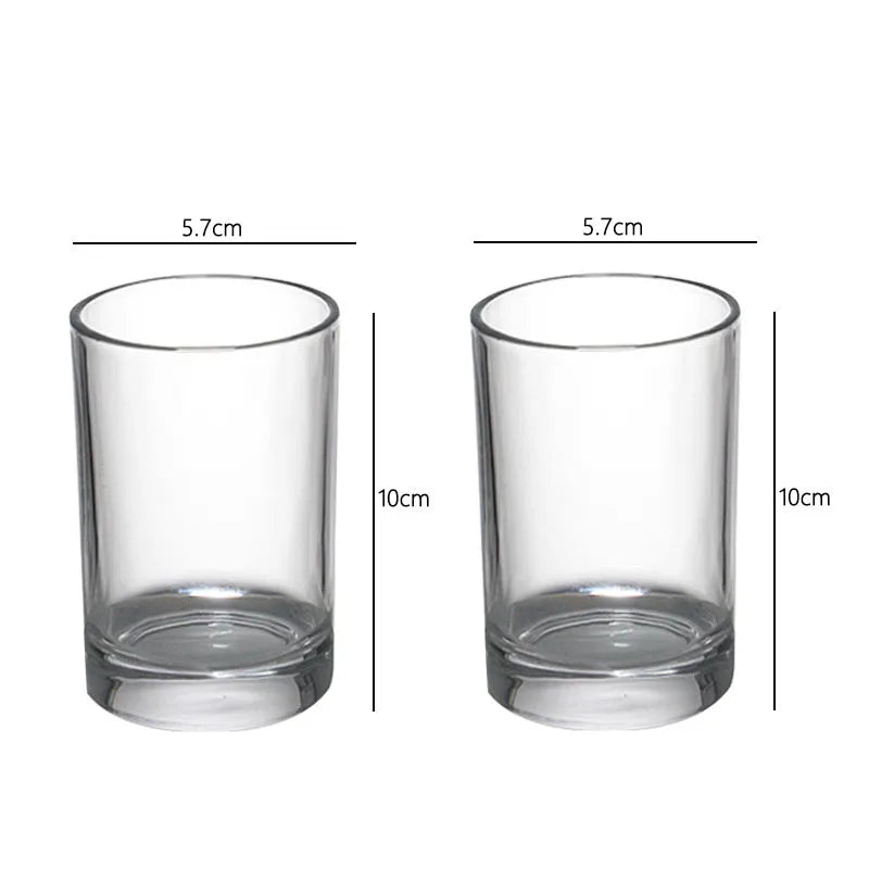 Verres cocktail verre design épuré résistants chaleur