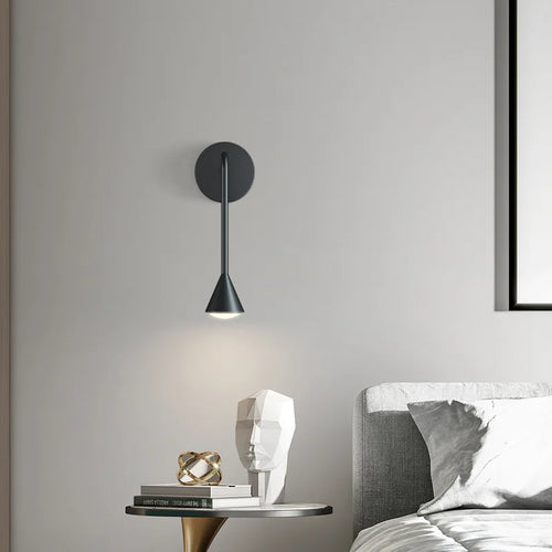 applique murale led conique pour éclairage décoratif extérieur et intérieur - vue 10 sur 12