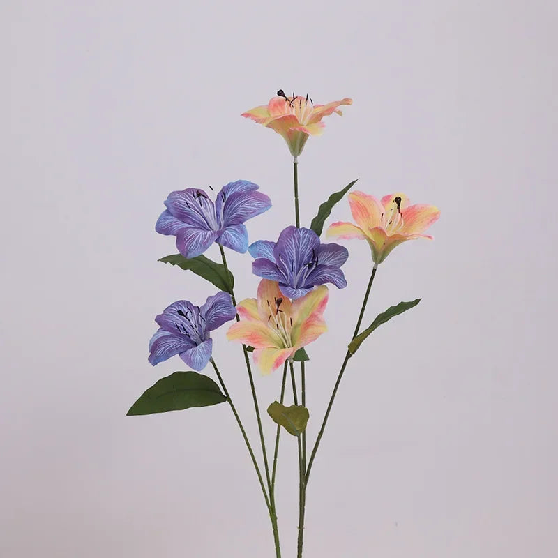 fleurs en soie lys décoratif pour intérieur et extérieur - vue 6 sur 15
