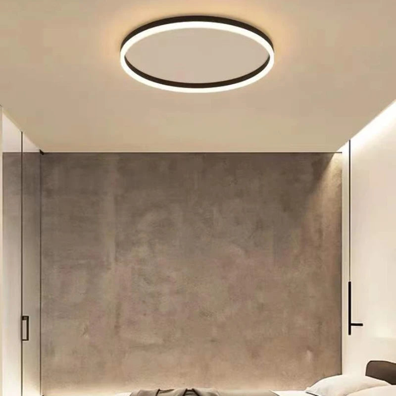Plafonnier circulaire Alec nordique pour salon salle à manger chambre Lampara Techo Plafonnier Led Lampa Sufitowa - vue 3 sur 13