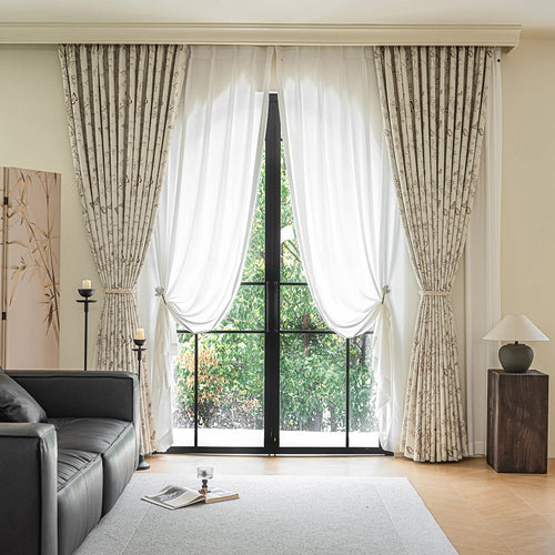 Rideau occultant papillons décoratif pour chambre enfant - vue 3 sur 7