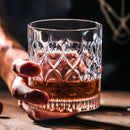 Verres à whisky old fashioned design texturé épais