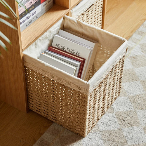 panier de pique-nique en osier pour rangement divers - vue 4 sur 21